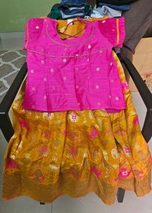 Girls Ethnic South Indian Lehenga Choli