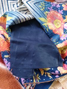 Unstitched Flower Print Suit