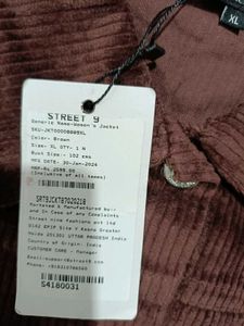 Street 9 Corduroy Jacket, XL SIZE, 102 cms Chest