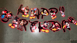 Mickey Theme Birthday Party Decoration Kit