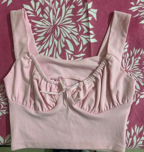 Pink Crop Top