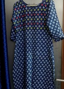 Blue Printed Kurti