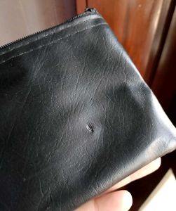 Black leather Pouch