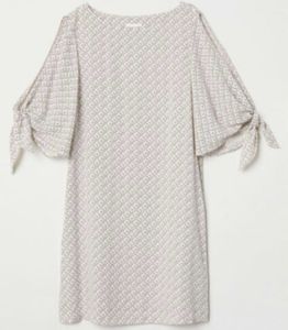 H&amp;M Dress with Tie Sleeves