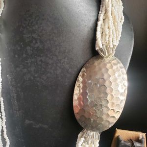 White Beads Necklace
