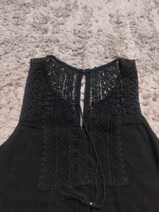 Black Cotton Dress