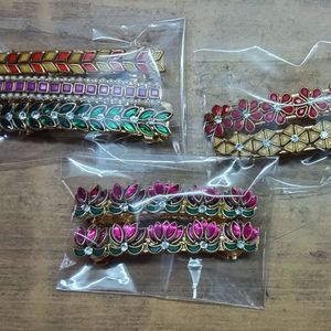 Jeweled Hair Clips (Set of 3)Each 175