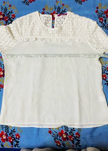White Translucent Top