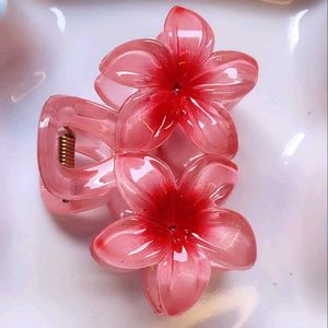 Floral Hair Claw Clip