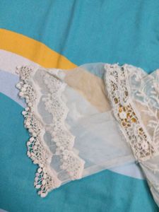 Lace Cold Shoulder Top