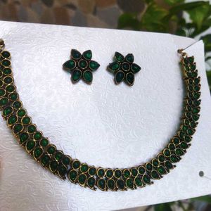 Green Jewellery Set