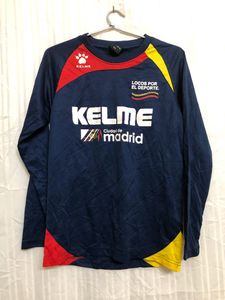 Kelme Blue Long Sleeve T Shirt