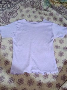 Lavender Ruffle Tee