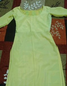 Light Yellow Kurti