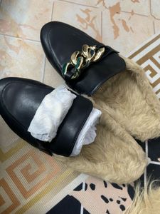 Stylish Loafers with Chain Detail
