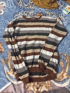 Striped Knit Sweater