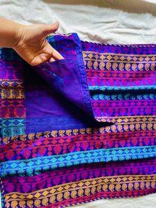 Purple Chanderi  Silk Kurti