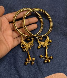 Golden Dangle Bangles