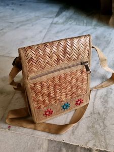 Chatai Sling Bag(bamboo/jute)