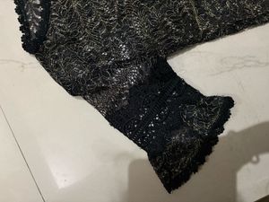 Elegant Black Lace Top