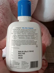 Cetapfil Oily Skin Cleanser And Freed Perfume