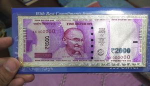 2000 Silver Coin Note