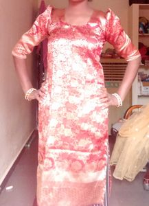 Pattu Kurta With Balloon Sleeves