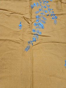 Yellow Embroidered Kurti