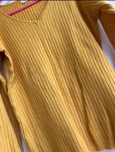 Mustard Knit Sweater