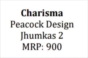 Peacock Jhumka Earrings