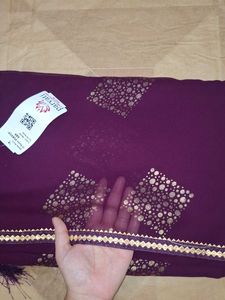 Pretty Purple Saree