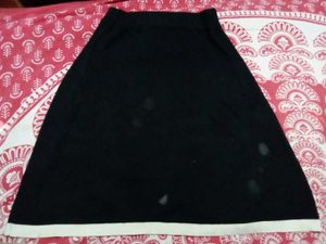 Black & White Casual Skirt