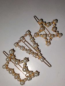 Pearl Hair Clip Set