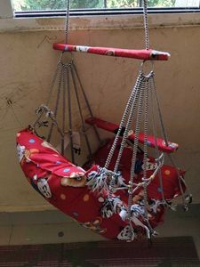 Baby Swing with Cartoon Print