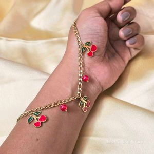 Cherry Necklace &amp; Wristlets Combo