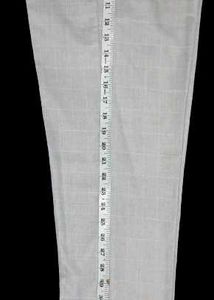 Grey Check Pattern Formal Pants - Elegant Look