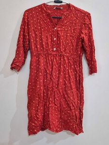 Printed Mini Dress