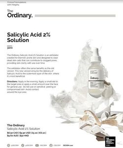 The Ordinary Salicylic Acid 2% Solution