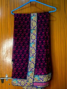 Embroidered Saree