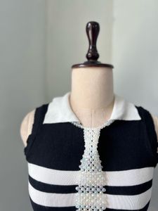 Tie comes separate Chic Knit Top