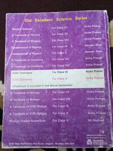 Chemistry Class 10 Icse Explanation Book