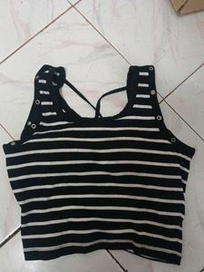 Striped Crop Top