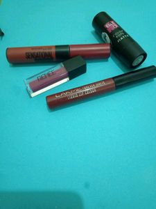Assorted Lipsticks - Maybelline, Renee, Lakme &amp; Mo