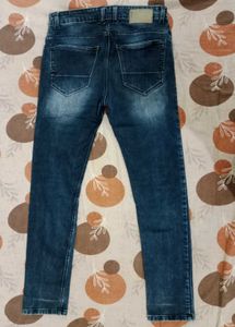 Dark Night Blue Jeans Slim Fit Mid Rise