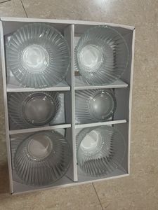 Glass Dessert Bowls - Set of 6