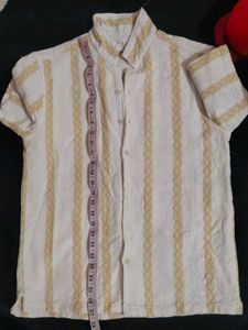 Selling Shirt - Off-white And Yellow Lines