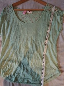 Mint Green Beautiful Back Tee