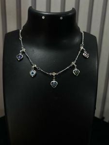 Silver Evil eye Necklace