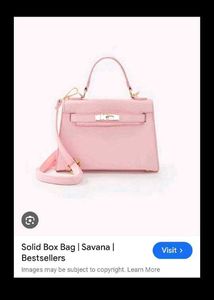 Pink Hand Bag With Sling