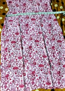 PINK FLORAL PRINT DRESS 🩷